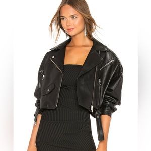 LAMARQUE Dylan Leather Jacket in Black XS basically NWOT